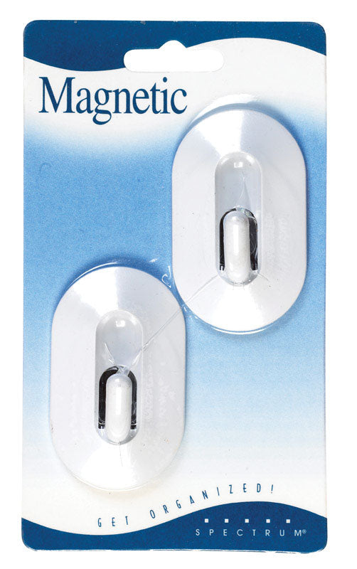 Emery Jensen magnetic hook space saver with two hooks per card, ideal for organizing and hanging items in home or office spaces.