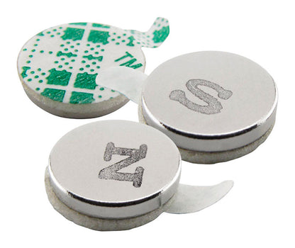 MAGNET DISC W/adh 12PC