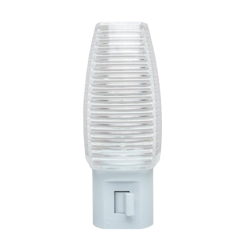 Emery Jensen NGHT LGHT LED night light with manual on/off switch, white housing and compact design.