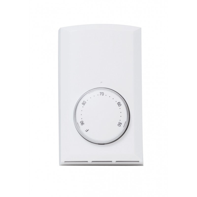 Emery Jensen manual thermostat wall heater control with dials and temperature display for home heating control.