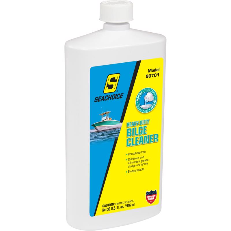 Emery Jensen BLG cleaner liquid in a 32oz bottle, designed for marine cleaning and polishing applications.