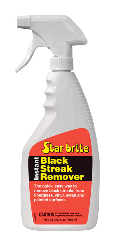 Emery Jensen Marine Streak RMVR 22oz marine cleaner and polish in a clear bottle with a white cap and label.