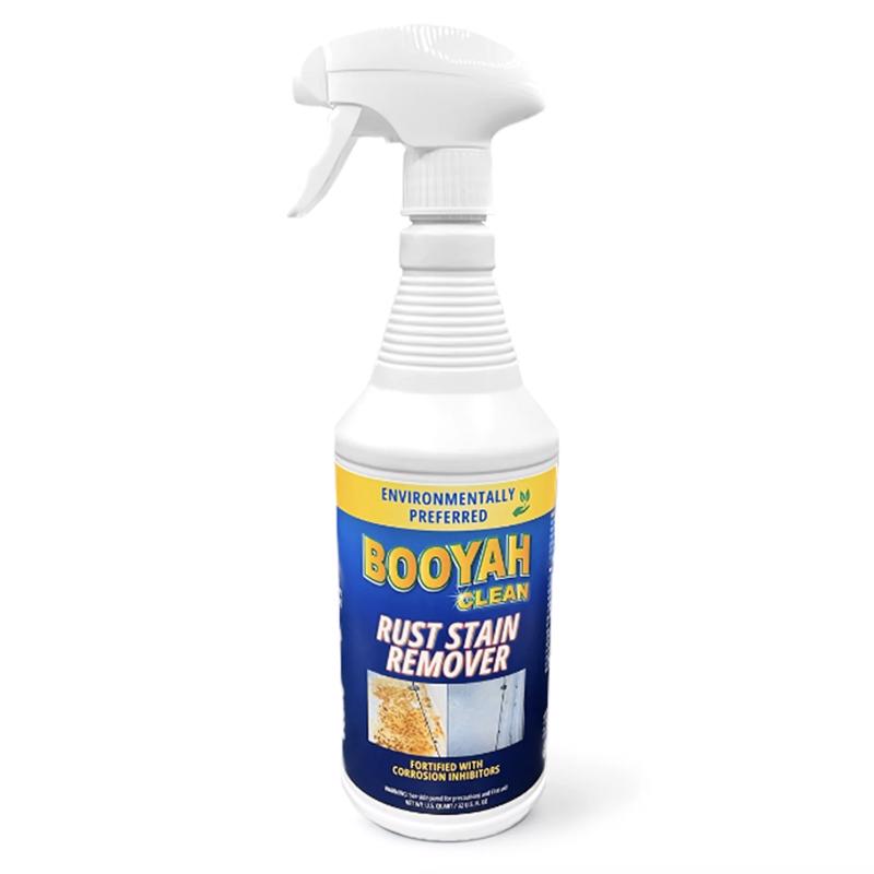 Emery Jensen RST STN RMVR LQD marine cleaner and polish in a 32-quart container, designed for boat and marine surface cleaning.
