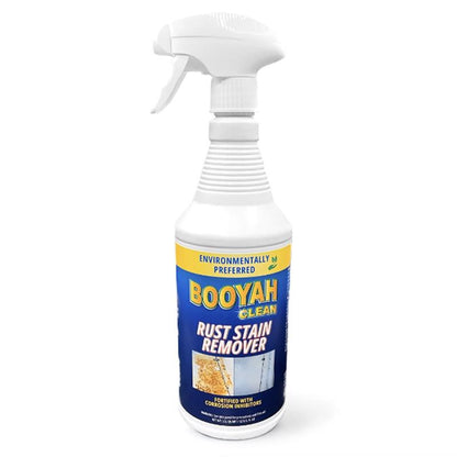 Emery Jensen RST STN RMVR LQD marine cleaner and polish in a 32-quart container, designed for boat and marine surface cleaning.