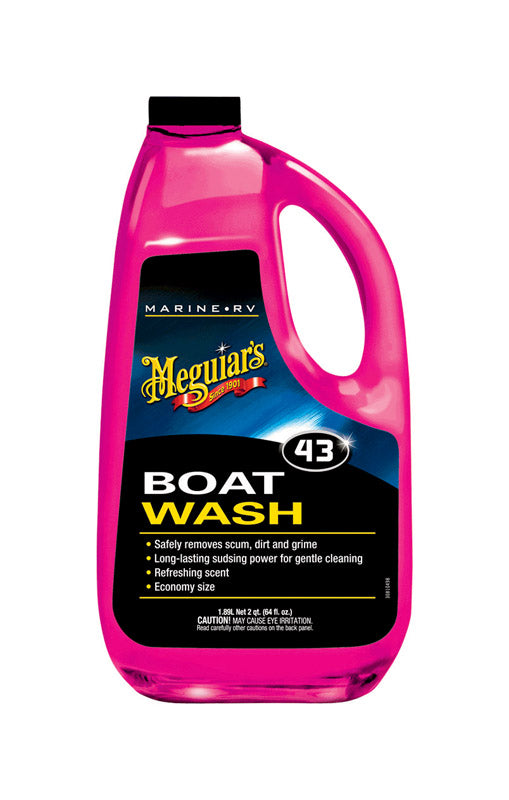 Emery Jensen Wash Boat 64oz marine cleaner and polish bottle for boat surface cleaning and shine.
