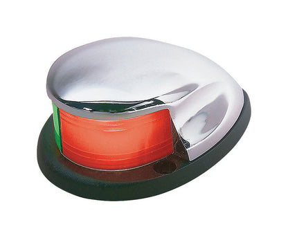 Emery Jensen BICLR Bow Light SS 3-3/4L marine light with stainless steel finish, designed for boat navigation and safety.