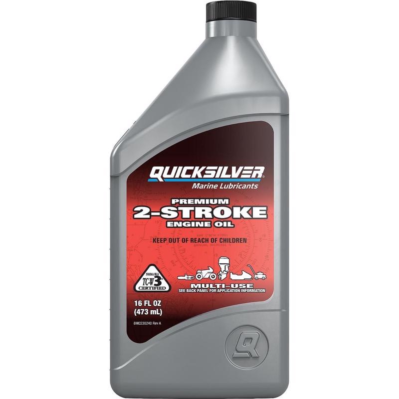 Emery Jensen ENGN Oil TCW3 marine oil in a 16oz bottle, designed for marine engine lubrication and protection.