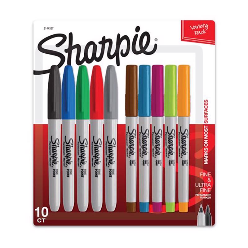 PERM MARKERS ASSRT 10PK