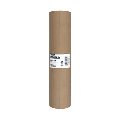 Emery Jensen masking paper 12" x 180' for building and rosin applications, shown rolled and partially unrolled.