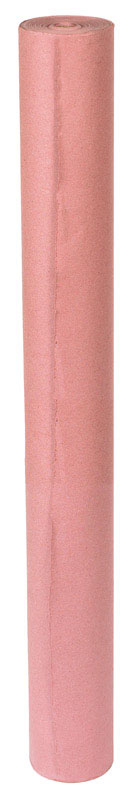 Red rosin paper by Emery Jensen, 36x140 inches, used for masking and building projects in construction and DIY applications.