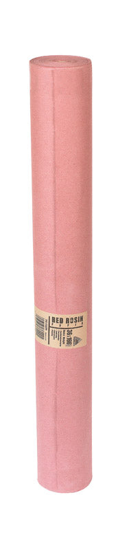 Red rosin paper from Emery Jensen, 36x166 inches, used for masking and building projects in construction and painting.