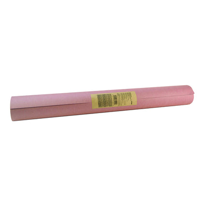 Red rosin paper from Emery Jensen, 36"x167", used for masking, building, and rosin paper applications in construction.