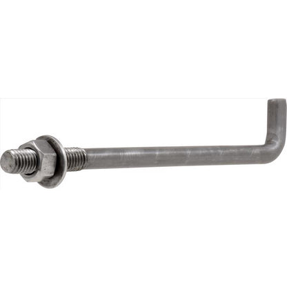 Emery Jensen masonry anchor bolts, 1/2 inch by 8 inches, showing the metal hardware for securing masonry structures.