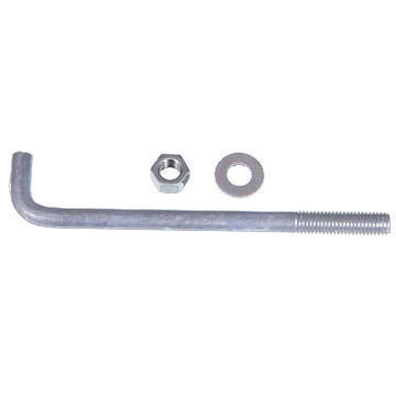 Emery Jensen masonry anchor bolt, 1/2 inch by 8 inches, with a nail/wash design for securing in masonry surfaces.