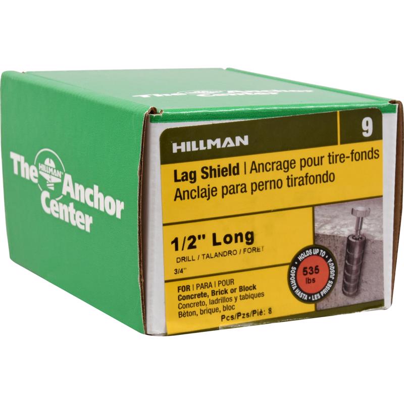 Emery Jensen ANCHR LAG SHIELD 3-inch masonry anchor shield for secure fastening in concrete and brick surfaces.