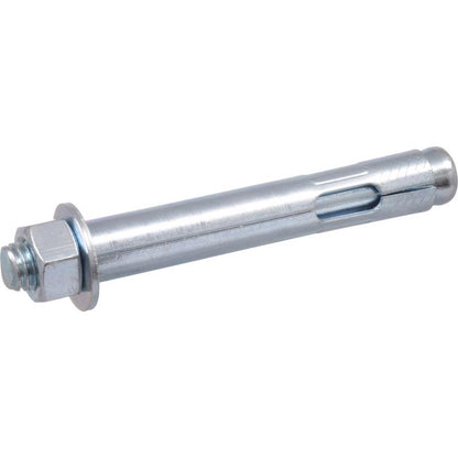 Emery Jensen ANCHR LOK masonry anchor, BLT5/8x4.5 inch, shown in a close-up image with a metal surface for construction use.