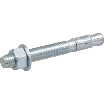 Emery Jensen ANCHR WEDGE masonry anchor 3/4x6.25 inches, shown in a box of 10 for securing masonry materials.