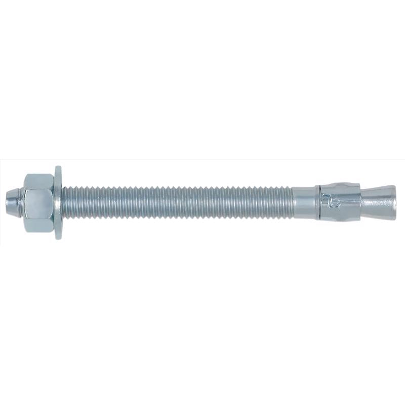 Emery Jensen masonry wedge anchor 5/8x5 inch, set of 10, used for securing fixtures in concrete and brick.