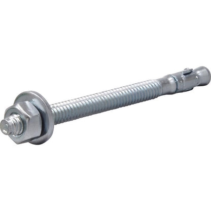 Emery Jensen masonry wedge anchors, 1/4 x 3 inches, in a box of 30, used for securing fixtures in concrete and masonry.