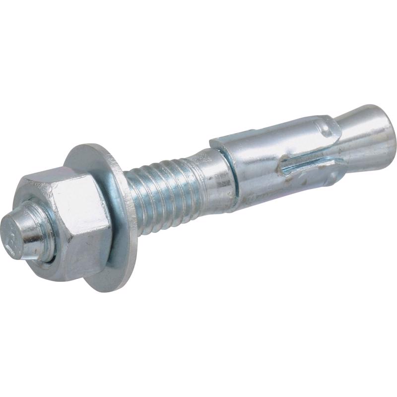 Emery Jensen masonry wedge anchor, 3/8 inch diameter, 2.25 inch length, for secure concrete and masonry fastening.