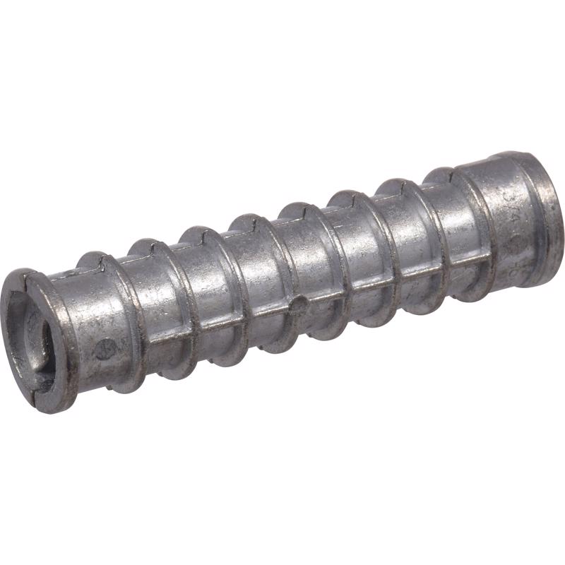 Emery Jensen LAG SHIELD SHORT 3/8 masonry shield designed for secure lag screw installation in masonry surfaces.