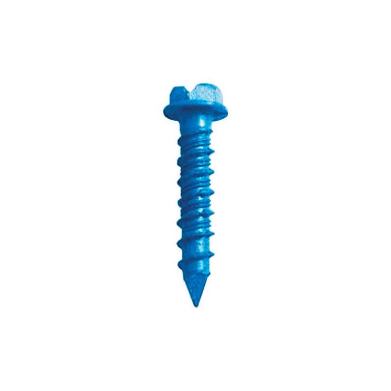 Emery Jensen masonry screw 1/4x2-3/4 inch with hex head, designed for secure masonry fastening, shown in the image.