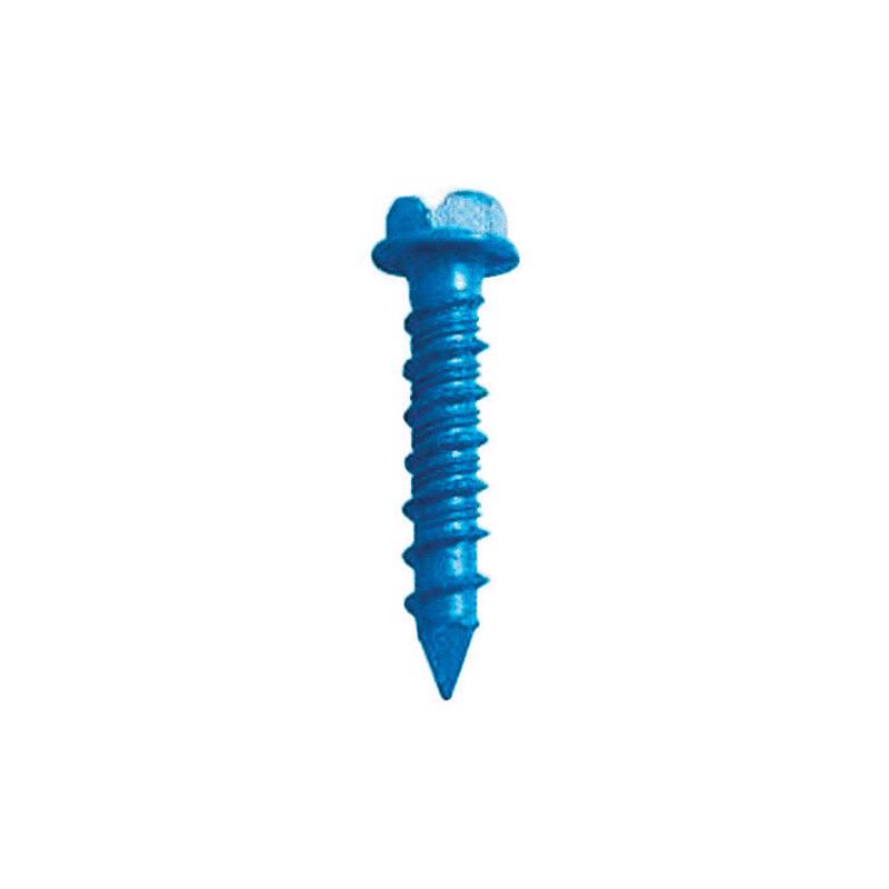 Emery Jensen masonry screw 1/4x1-3/4 inch hex head pack of 75 for heavy-duty masonry applications