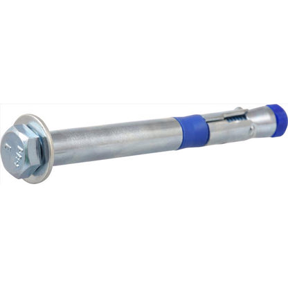 Emery Jensen SLV ANC RAWL masonry anchor, 3/8 x 3-1/2 inch, shown in a close-up image with a metal drill bit.