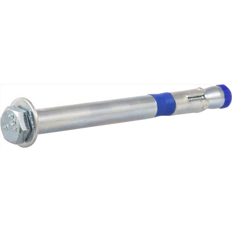 Emery Jensen SLV ANC RAWL masonry anchor, 3/8 inch by 4 inches, designed for heavy-duty masonry and concrete applications.