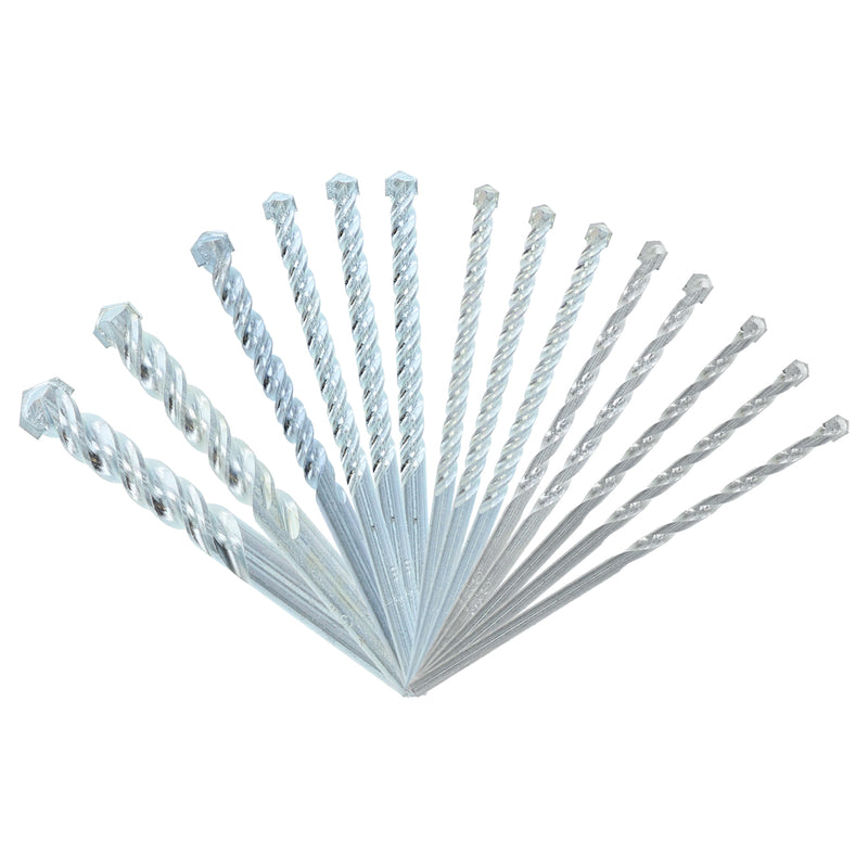 MASONRY DRL BIT SET 14PC