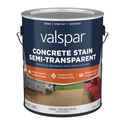 Set of four Emery Jensen concrete stain masonry paints in various shades, designed for durable outdoor concrete surfaces.