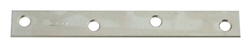 Emery Jensen ZNC 6x3/4-inch mending brace plate for wood repair, shown in a close-up image.