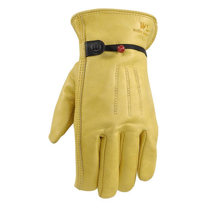 GLV LTHR DRVR COWHIDE LG - Pack of 3