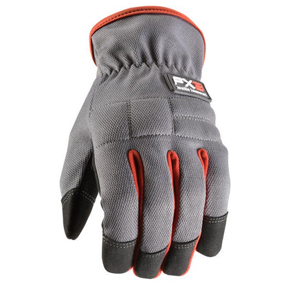 WRK GLVS MENS Gray/red M