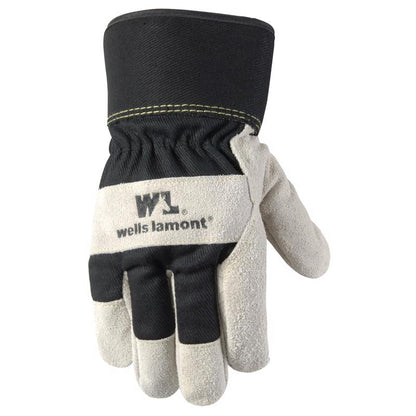 Emery Jensen men's lined winter gloves in cow split leather, size XL, featuring durable construction and warm lining for cold weather.