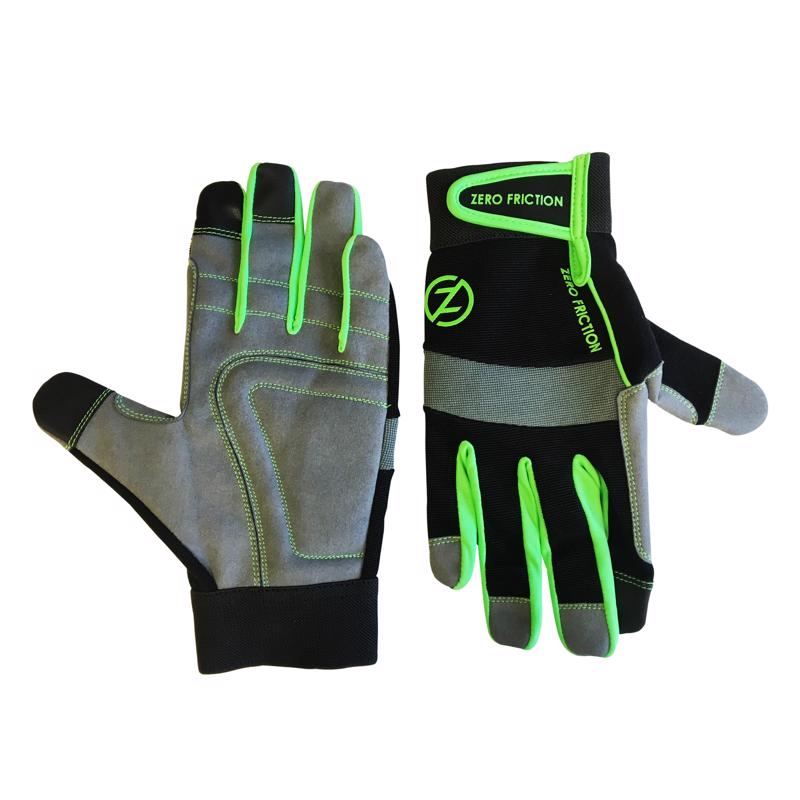 Emery Jensen men's lined winter gloves in green, made of nylon and polyester for warmth and comfort.