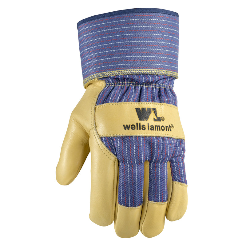 Emery Jensen men's lined winter gloves in leather with pigskin detailing, designed for warmth and durability.