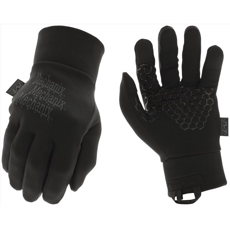 Emery Jensen men's black lined winter gloves with insulated lining, designed for warmth and winter outdoor activities.