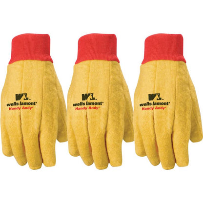 Emery Jensen men's work and garden gloves, 3-pack, durable and flexible for chore and gardening tasks.