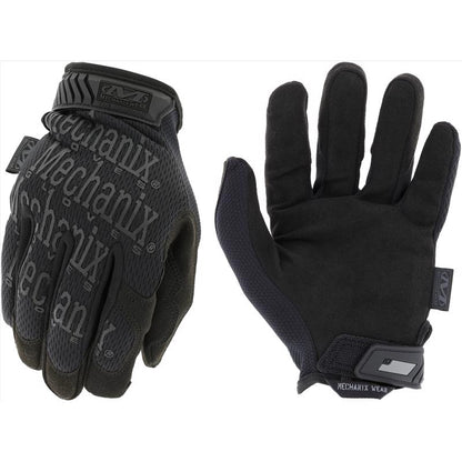 Emery Jensen men's TACT GLOVE for work and gardening, black synthetic and TPR material, large size, close-up of glove design