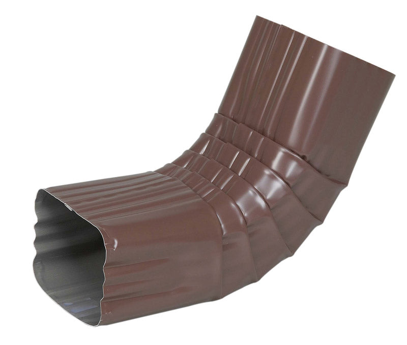 ELBOW "a" 3"X4" ALUM BRN