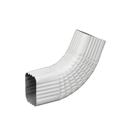 ELBOW "b" 3"X4" ALUM WHT