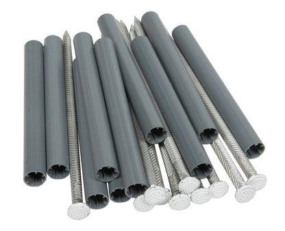 Emery Jensen metal accessories spike ferrule ALUMWHPK10, durable aluminum fitting for construction and industrial use.