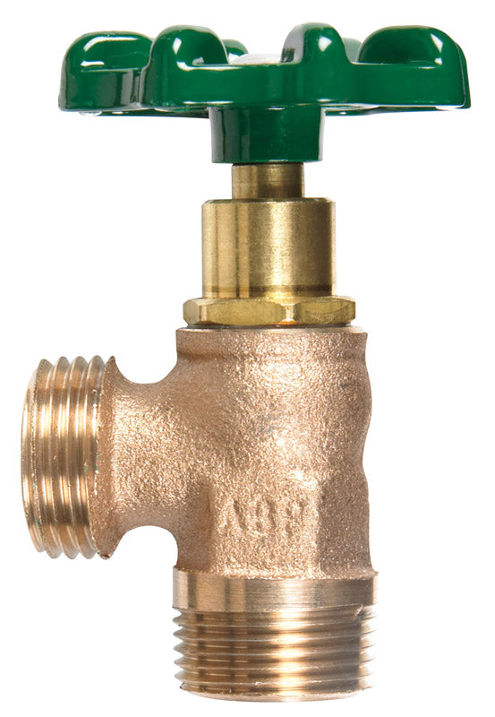 Emery Jensen metal boiler drain with 3/4 inch M x 3/4 inch HLF fittings, designed for efficient boiler drainage systems.