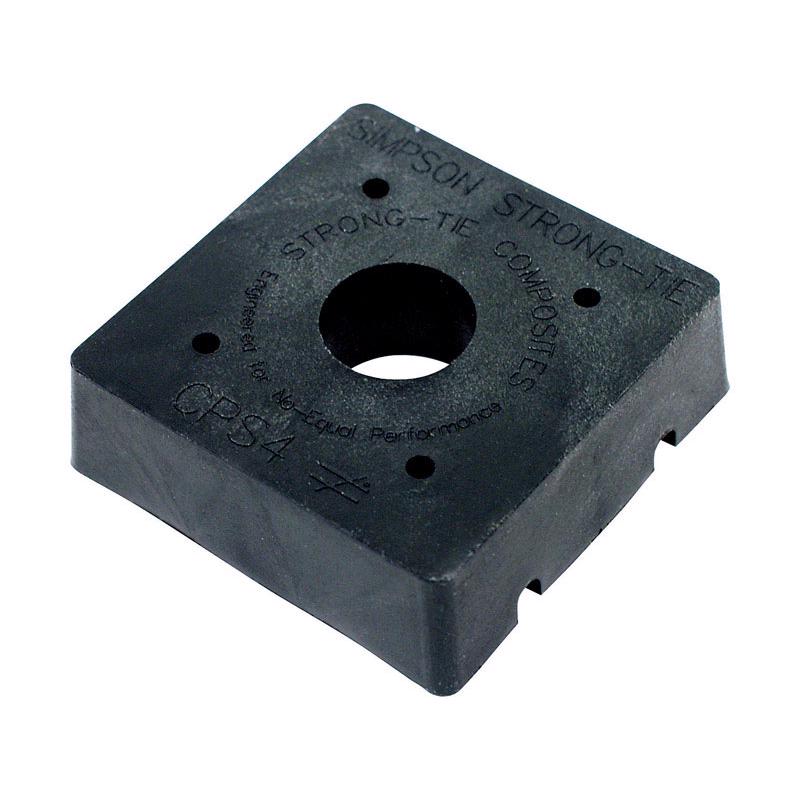 Emery Jensen metal connector, COMPOSITE BSE PLTC 3-1/4, shown in a close-up view highlighting its sturdy metal construction.