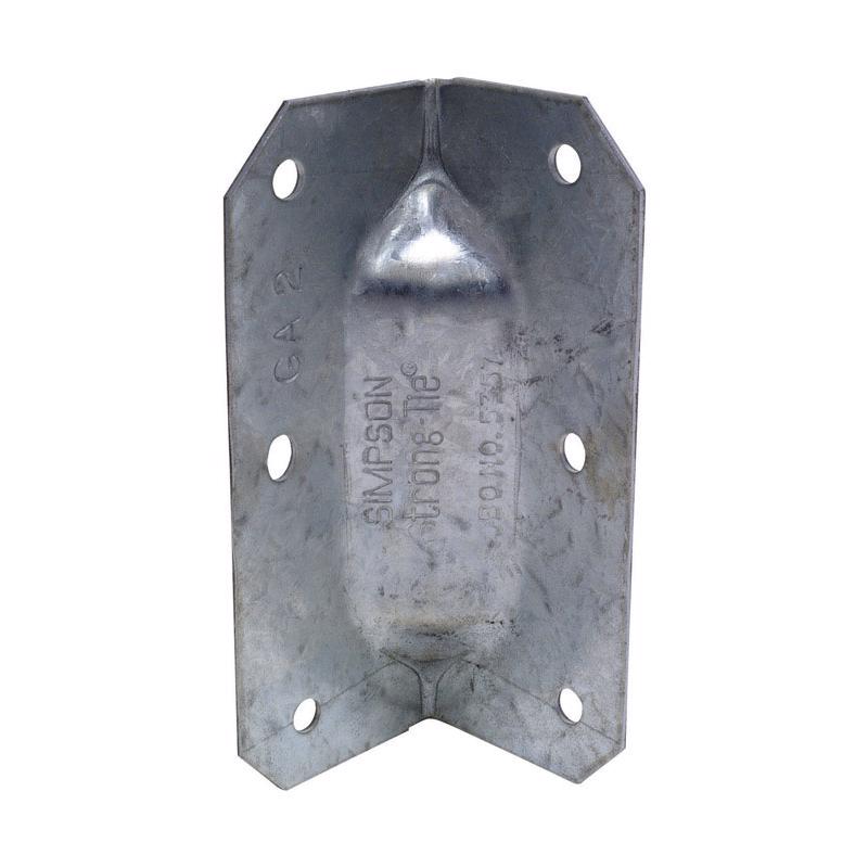 Emery Jensen metal connector Gusset Angle GA2 showing a sturdy steel gusset plate for structural support and framing.
