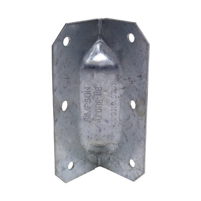 Emery Jensen metal connector Gusset Angle GA2 showing a sturdy steel gusset plate for structural support and framing.