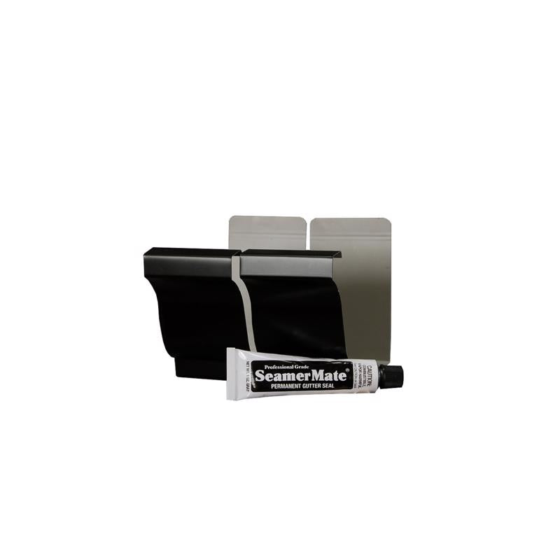 GUTR CONCTR ALMNM BLK 5" - Pack of 25
