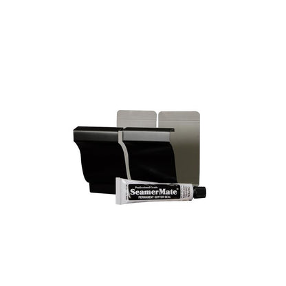 GUTR CONCTR ALMNM BLK 5" - Pack of 25