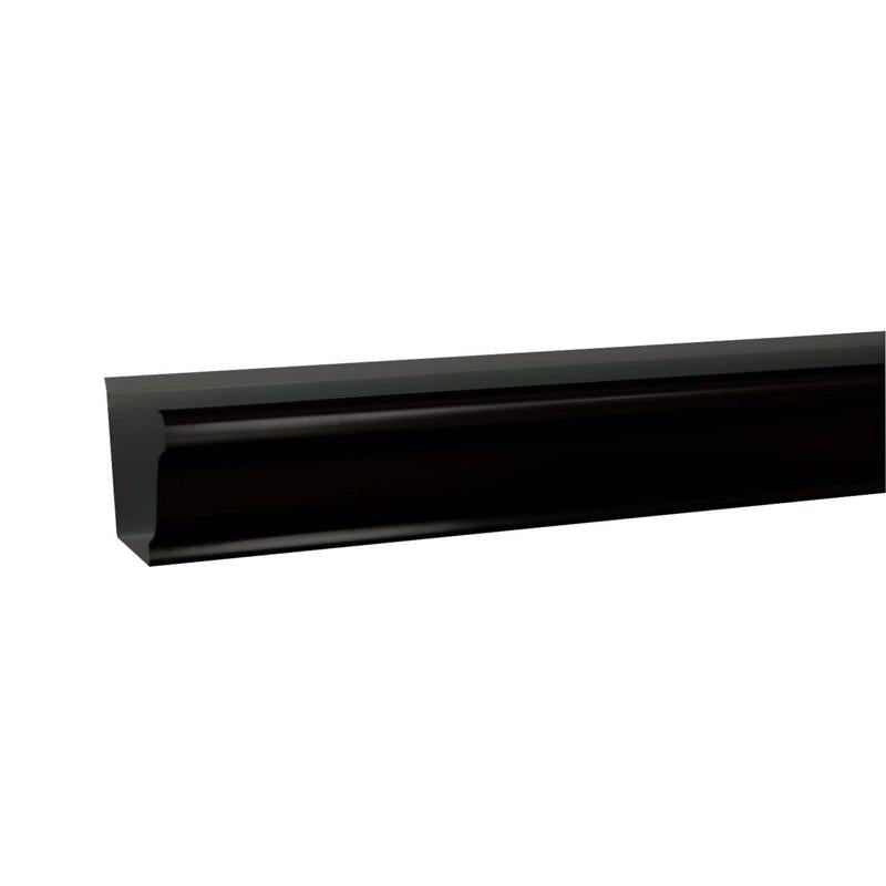 GUTTER (k) ALUM BLK - Pack of 10